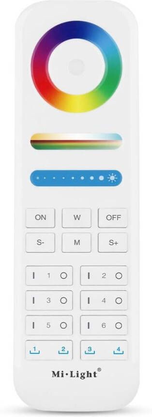 Mi-light RGB-CCT afstandsbediening 2.4G 8 zones LED0201