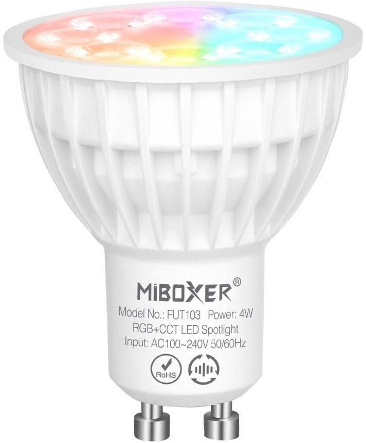 Mi-light RGB-CCT LED GU10 4 watt RF 2.4G LED0210