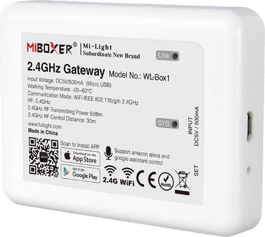 Mi-light RGBW Multicolor LED E27 PAR 9 watt RF 2.4G LED0189