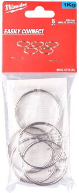 Milwaukee Accessoires 1kg 2" Splitring | 5 stuks 4932471434