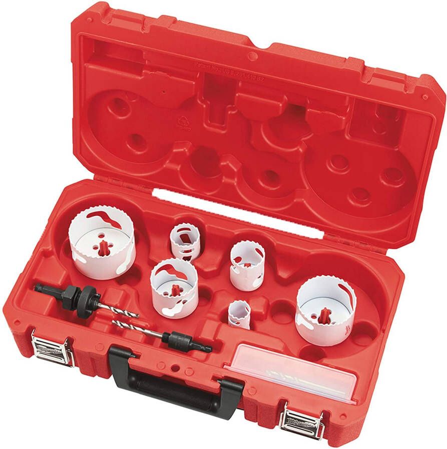 Milwaukee Accessoires 10 delig Hole Dozer gatzagen Set 49224201