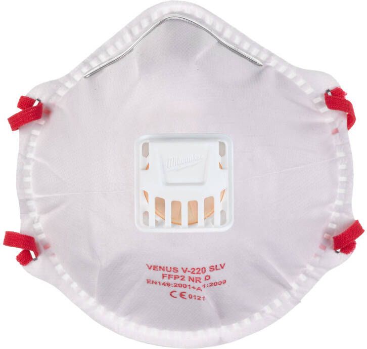 Milwaukee Accessoires FFP2 stofmasker met ventiel 10 stuks 4932478548