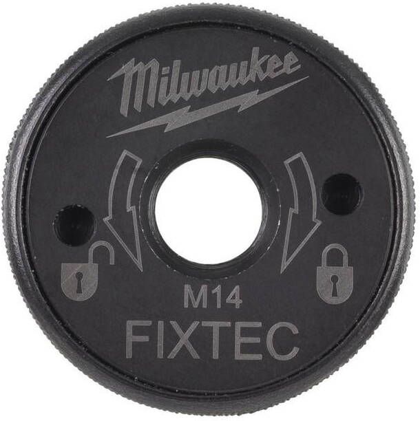 Milwaukee Accessoires Fix tec nut voor haakse slijpers 115-230 (Supplied in tray with 12 pcs) 4932464610