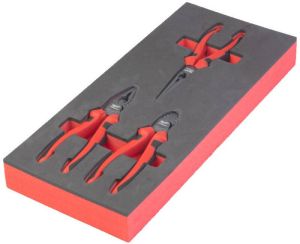 Milwaukee Accessoires Foam inlay tangenset (3-delig) (4932492462 4932492463 4932492465) 4932493256