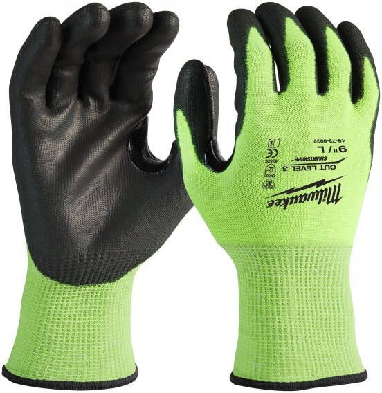 Milwaukee Accessoires Hi-vis werkhandschoenen snijklasse 3 C | L 9 | 1 paar 4932478132