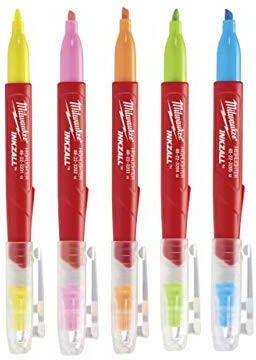 Milwaukee Accessoires INKZALL Markers Flou Gekleurd 5pc. 48223206