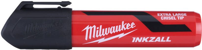 Milwaukee Accessoires INKZALL Zwarte XL Beitelpunt Marker | 12 stuks 4932471559