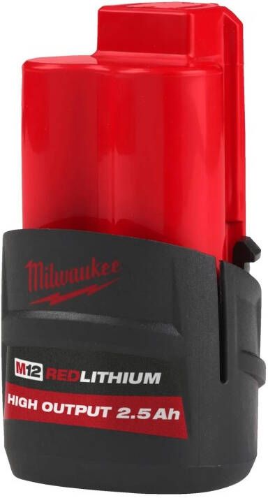 Milwaukee Accessoires M12 HB2.5 | High output | 2.5AH Accu | 12V 4932480164