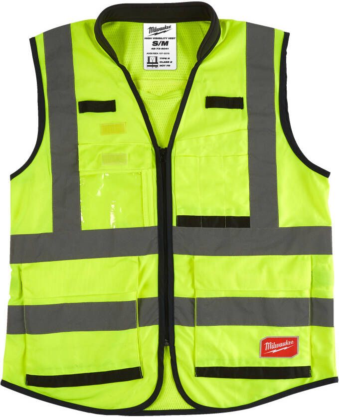 Milwaukee Accessoires Premium hi-vis veiligheidshesje klasse 2 geel S M | 1 stuk 4932471895