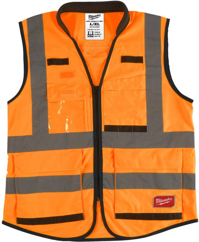 Milwaukee Accessoires Premium hi-vis veiligheidshesje klasse 2 oranje L XL | 1 stuk 4932471899