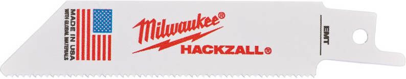 Milwaukee Accessoires Reciprozaagblad 100 x 1 4 mm 18" | 5 stuks 49005418