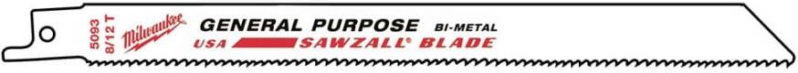 Milwaukee Accessoires reciprozaagbladzaagblad 200 3 2 1 mm (50 stuks) 48016093