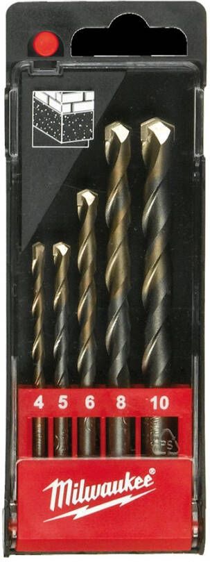 Milwaukee Accessoires Set betonboren in kunststof cassette (5-delig) 4932352333
