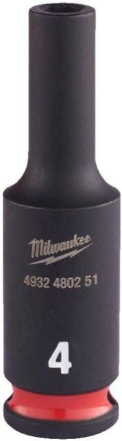 Milwaukee Accessoires SHOCKWAVE Slagdop 1 4" diep 4mm | 1 stuk 4932480251