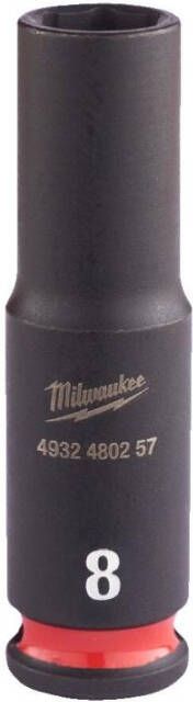 Milwaukee Accessoires SHOCKWAVE Slagdop 1 4" diep 8mm | 1 stuk 4932480257