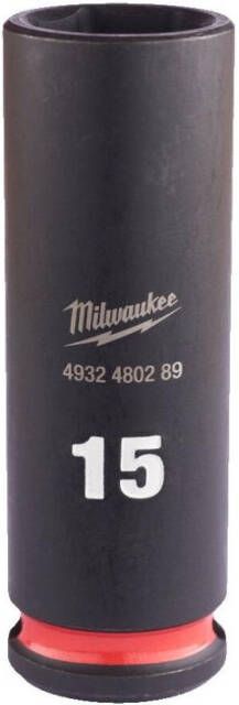 Milwaukee Accessoires SHOCKWAVE Slagdop 3 8" diep 15mm | 1 stuk 4932480289