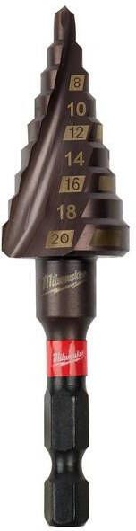 Milwaukee Accessoires ShockWave Step Drill 4-20mm-1pc 48899263