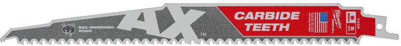 Milwaukee Accessoires The AX Carbide reciprozaagblad 230 5 3 2 mm (1 stuks) 48005226
