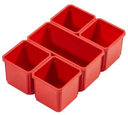 Milwaukee Accessoires Bakjes voor PACKOUT Organiser en Compact Organiser | 5 pcs 4932478300