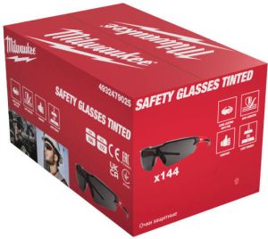 Milwaukee Bulk veiligheidsbrillen getint 144 stuks 4932479025