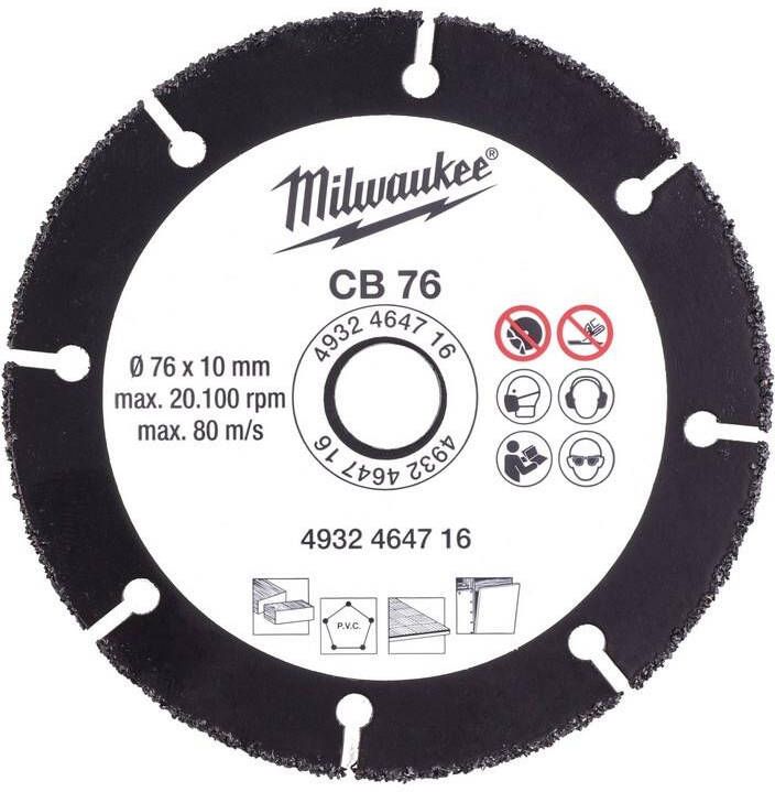 Milwaukee Accessoires Carbide Blad 76 mm 1pc 4932464716