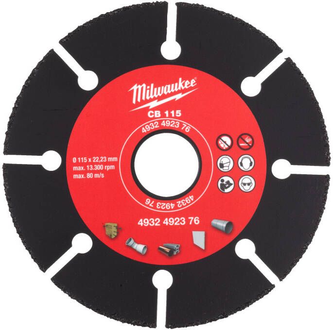 Milwaukee Accessoires Carbide Disc CB 115mm | 1 stuk 4932492376