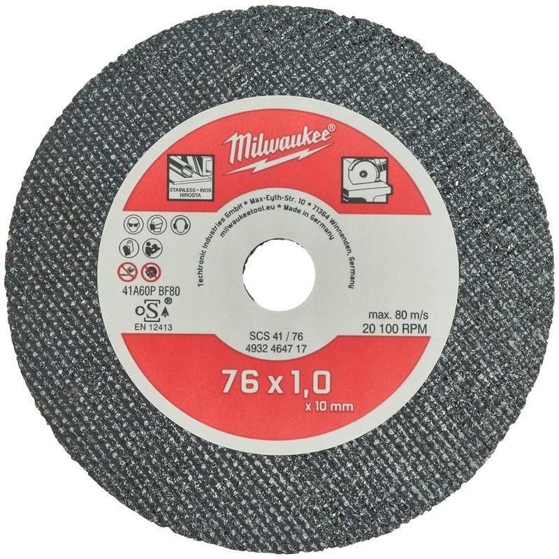 Milwaukee Accessoires Cutting Disc SCS41 76 3pc 4932464717