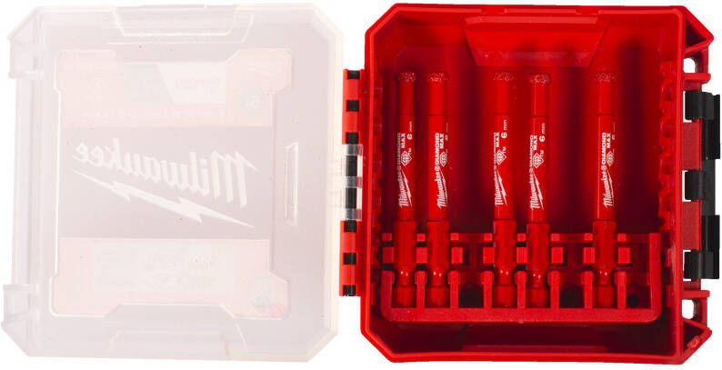 Milwaukee Diamantboorset | DIAMOND MAX™ | 1 4" nat droog | 5 stuks 4932498300