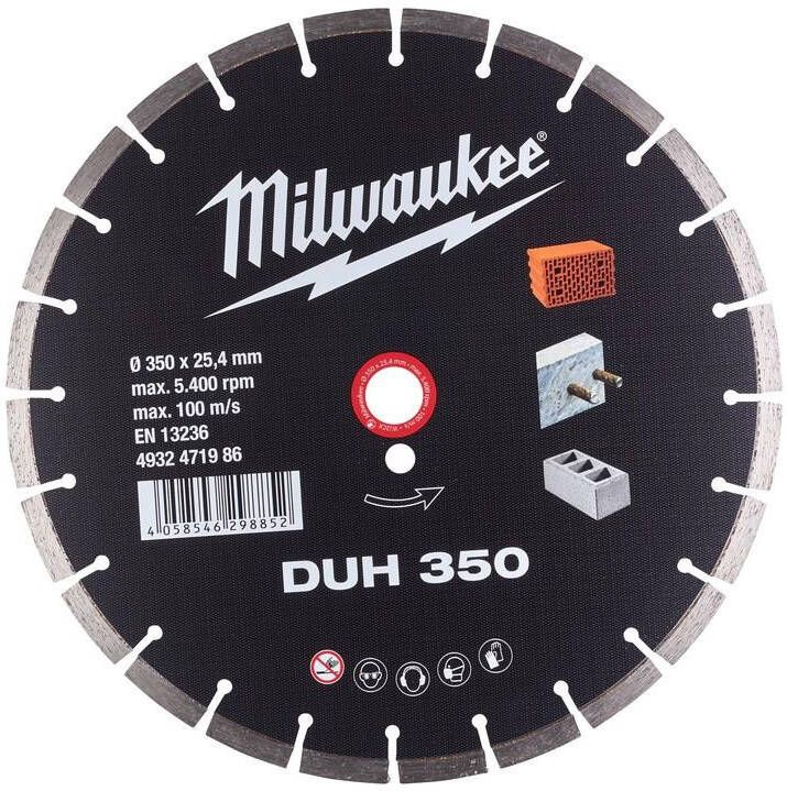 Milwaukee Accessoires DIAMOND CUTT.WHEEL DiaBl HUDD 350 MPP 1 pc 4932471986
