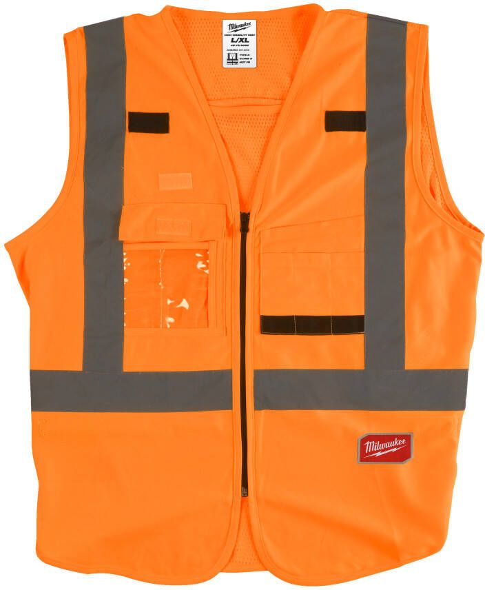 Milwaukee Accessoires Hi-vis veiligheidshesje klasse 2 oranje 2XL 3XL | 1 stuk 4932471894