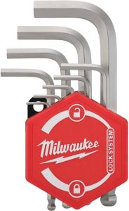 Milwaukee Accessoires Inbussleutel set kort (9-delig) 4932492399