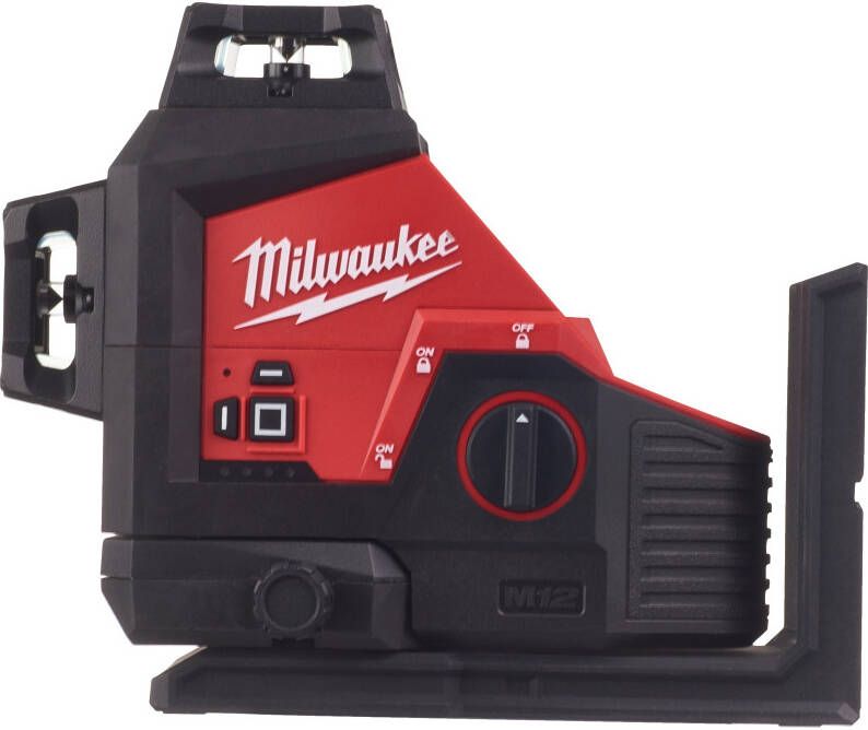 Milwaukee M12 3PL-0C | M12 driedimensionale laser met 3 groene 360° laser cirkels 4933478103