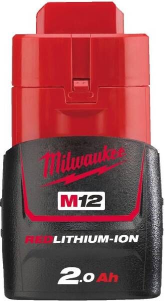 Milwaukee M12 B2 Accu (12 V 2.0Ah Redlithium-Ion) 4932430064