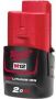 Milwaukee M12 B2 Accu (12 V 2.0Ah Redlithium-Ion) 4932430064 - Thumbnail 1