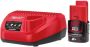 Milwaukee M12 B2 Accu (12 V 2.0Ah Redlithium-Ion) 4932430064 - Thumbnail 1