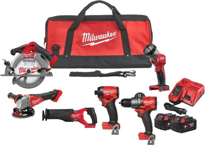 Milwaukee M18 FPP6G3-502B M18 FUEL™Power Pack | 18V | 5.0 Ah Li-Ion | In Tas 4933498658