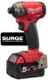 Milwaukee M18 FQID-502X Surge Hydraulische 1 4"Hex Slagschroevendraaier 4933451790 - Thumbnail 1