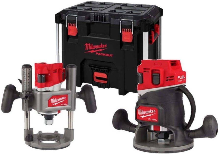 Milwaukee M18 FR12KIT-0P | M18 FUEL™ 12mm Bovenfrees | excl. accu en lader | in Packout XL 4933493305