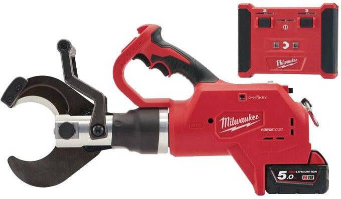 Milwaukee M18 HCC75R-502C Force Logic hydraulische ondergrondse accu kabelkniptang 4933459271