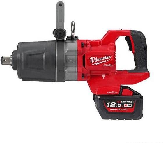 Milwaukee M18 ONEFHIWF1DS-121C Accu Slagmoersleutel | D-greep | One-Key | 1" Fuel | 18V | 12Ah Li-Ion 4933472072