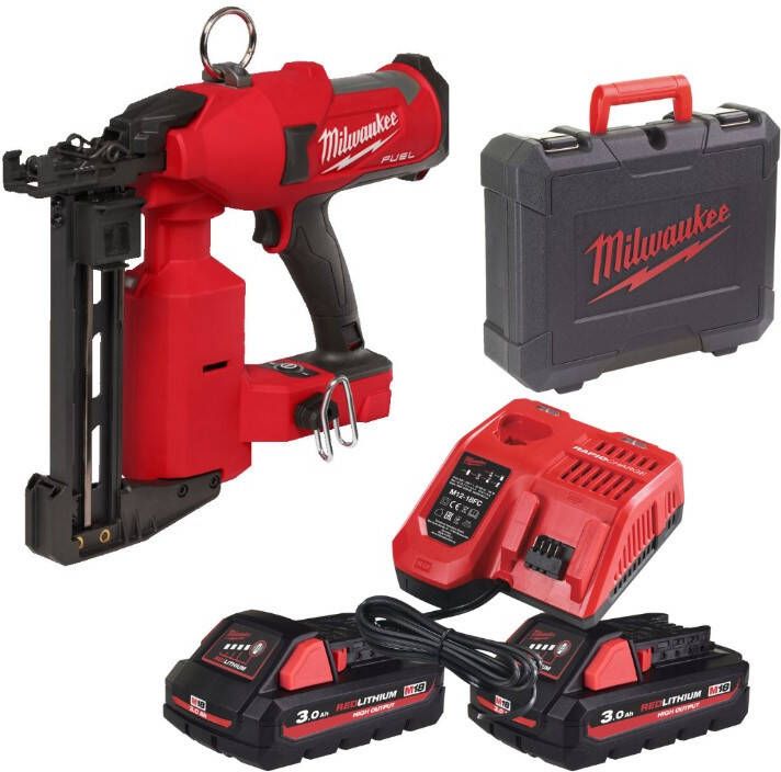 Milwaukee M18FFUS-302C | Accu Hekwerk Niemachine | 3 x 3 0 Ah accu + oplader | In koffer 4933479832