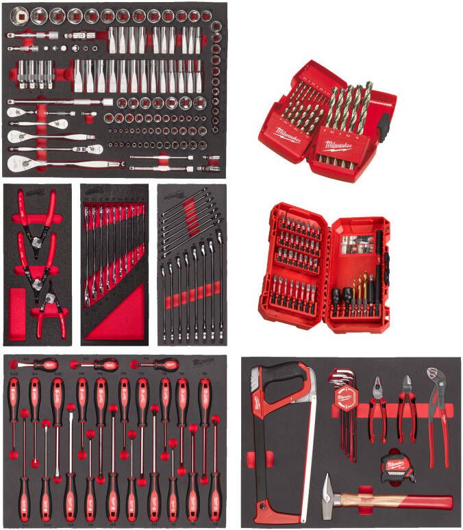 Milwaukee Master Foam Inlay Sets | Industrie | 244-delig 4932499475