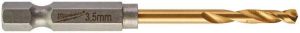 Milwaukee Metaalboor Shockwave HSS-G Ti. 3.5mm -2pcs 48894707