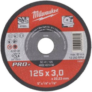 Milwaukee Metaaldoorslijpschijf SC41 125 x 3 mm PRO+ 25 stuks 4932451492