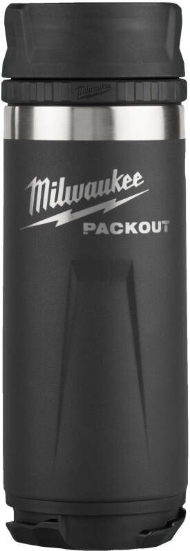 Milwaukee PACKOUT™ Fles met Drinkdop | 532 ml | Zwart 4932493474