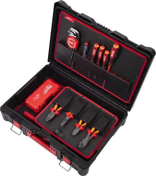 Milwaukee PACKOUT Gereedschapset voor elektriciens | 62-delig 4932499466