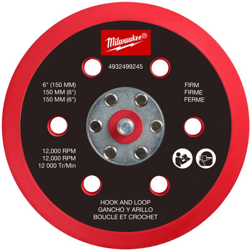 Milwaukee Pad Saver | Harde | 150mm | M12 FROS 4932499245