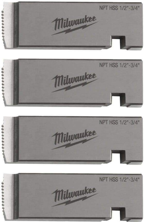 Milwaukee Pijpdraadsnijder Matrijs PTR2D 1 2"-3 4" NPT HSS 48361205