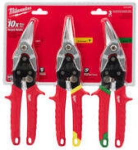 Milwaukee Plaatschaar set 3 st. 48224510 48224520 48224530 48224533