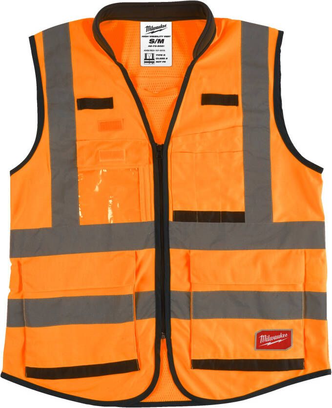 Milwaukee Accessoires Premium hi-vis veiligheidshesje klasse 2 oranje S M | 1 stuk 4932471898